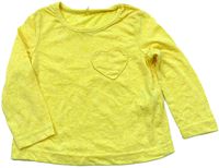 Žluté melírované triko zn. George