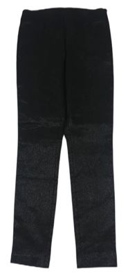 Černé třpytivé slavnostní kalhoty zn. Benetton
