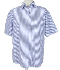 Pánská modro-bílá proužkovaná košile zn. M&S