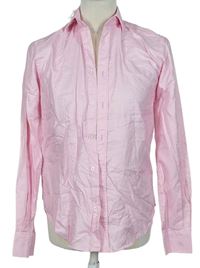 Pánská růžová košile zn. Zara vel. 38