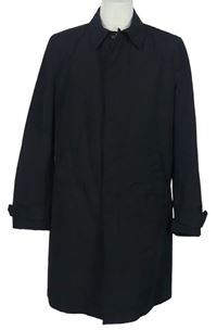 Pánský černý šusťákový jarní kabát zn. H&M