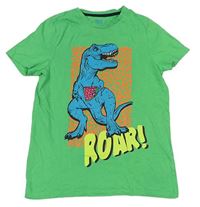 Zelené tričko s dinosaurem zn. F&F
