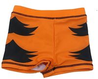Oranžové vzorované nohavičkové plavky zn. Disney