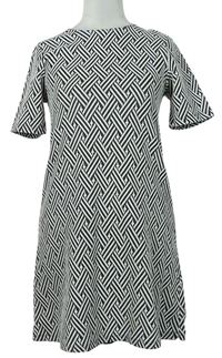 Dámské černo-bílé vzorované šaty zn. H&M