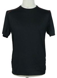 Pánské černé vzorované sportovní funkční tričko zn. Champion 