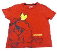 Červené tričko s Iron Manem zn. Marvel