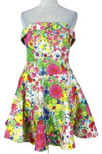 Dámské barevné květované šaty zn. Topshop 