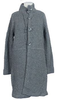 Dámský šedý svetrový kabát zn. Maine 