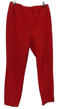 Dámské červené kotníkové kalhoty zn. F&F