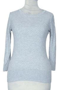 Dámský šedý vzorovaný lehký svetr zn. H&M