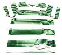 Bílo-zelené pruhované tričko The Celtic Football Club zn. Nike
