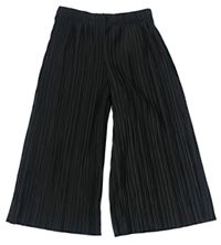 Černé plisované culottes kalhoty zn. F&F