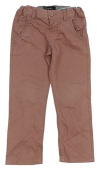 Starorůžové plátěné kalhoty zn. M&S