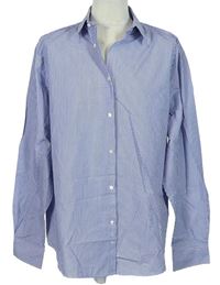 Pánská modro-bílá proužkovaná košile zn. George vel. 18,5