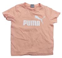 Růžové tričko s logem zn. Puma 