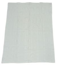 Bílá perforovaná bavlněná deka zn. George