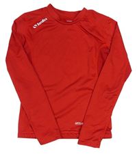 Červené funkční sportovní thermo triko s logem zn. Sondico