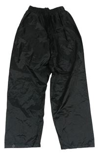 Černé šusťákové nepromokavé kalhoty zn. Result