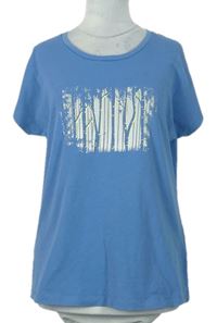 Dámské modré tričko s potiskem zn. Mountain Warehouse 