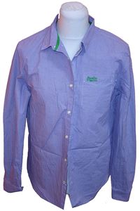 Pánská fialovo-bílá kostkovaná košile zn. Superdry