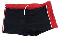 Pánské černo-červené nohavičkové plavky zn. Crane 