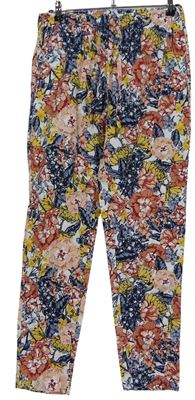 Dámské květované lněné kalhoty zn. Esmara 