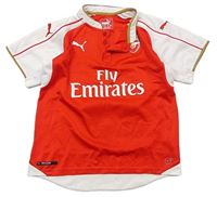 Červeno-bílý sportovní funkční dres s Arsenal zn. Pima
