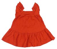 Červené žabičkové šaty zn. F&F