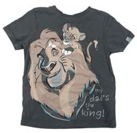 Šedé tričko se Lvím králem zn. George 