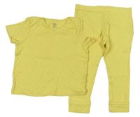 Žluté pyžamo s dirkovaným vzorem zn. F&F