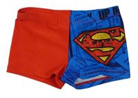Červeno-modré nohavičkové plavky s logem Supermana zn. DC