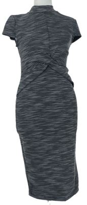 Dámské šedo-černé melírované šaty zn. Miss Selfridge 