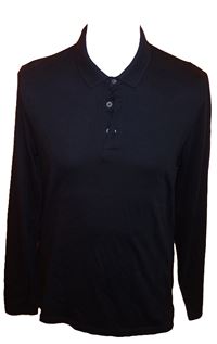 Pánské černé triko s límečkem zn. Asos 