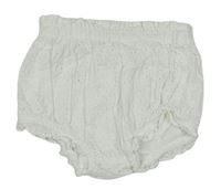 Bílé madeirové kalhotky pod šaty zn. F&F