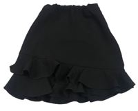 Černá společenská sukně s volánky zn. Reserved