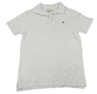 Bílé polo tričko s výšivkou zn. H&M