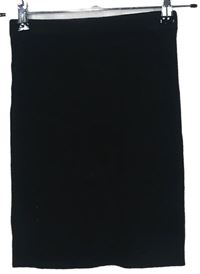 Dámská černá žebrovaná pletená sukně zn. Atmosphere 