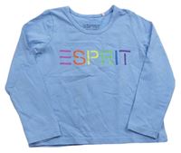 Světlemodré triko s logem zn. Esprit