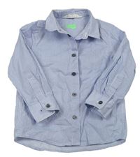 Modro-bílá pruhovaná košile zn. H&M