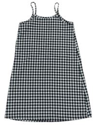 Černo-bílé kostkované šaty zn. M&Co.