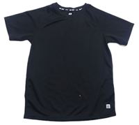 Černé sportovní tričko s potiskem zn. H&M