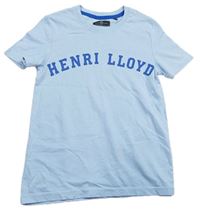 Světlemodré tričko s logem zn. Henri Lloyd