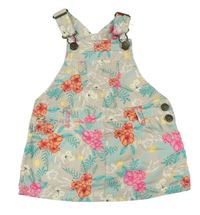 Béžová riflová laclová sukně s kytičkami zn. F&F