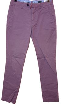 Pánské vínové kalhoty zn. H&M vel. 32R 