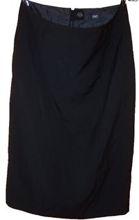 Dámská černá dlouhá pouzdrová sukně zn. F&F