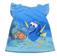 Modré tričko s Hledá se Nemo zn. Disney