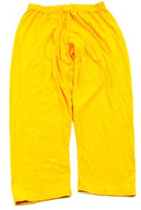 Žluté pyžamové kalhoty