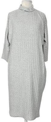 Dámské šedé svetrové šaty s rolákem zn. Peacocks 