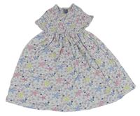 Šedo-barevné šaty s hvězdicemi a žabičkováním zn. Pep&Co