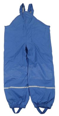 Modré nepromokavé zateplené laclové kalhoty zn. Lupilu
